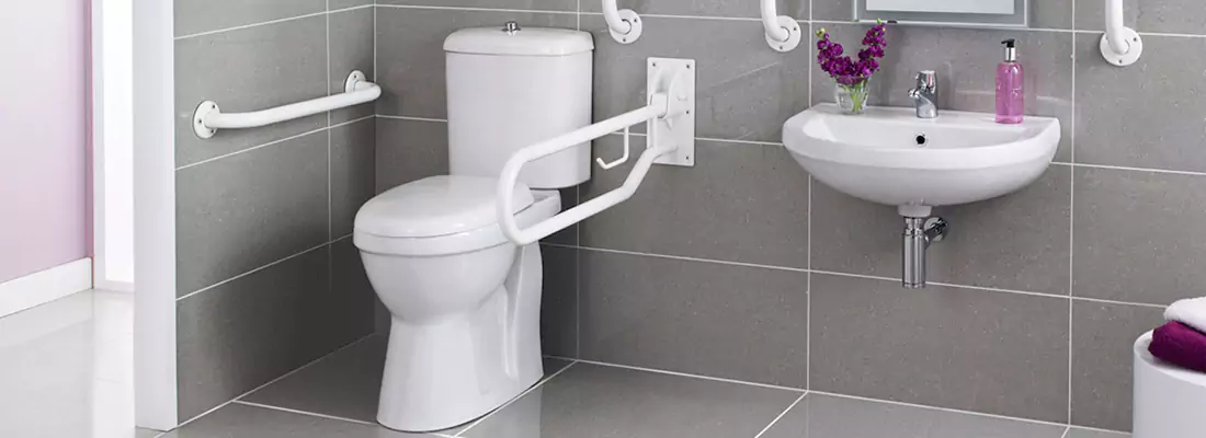 Modern Handicap Bathroom Solutions with Safety Features in West Palm Beach, FL
